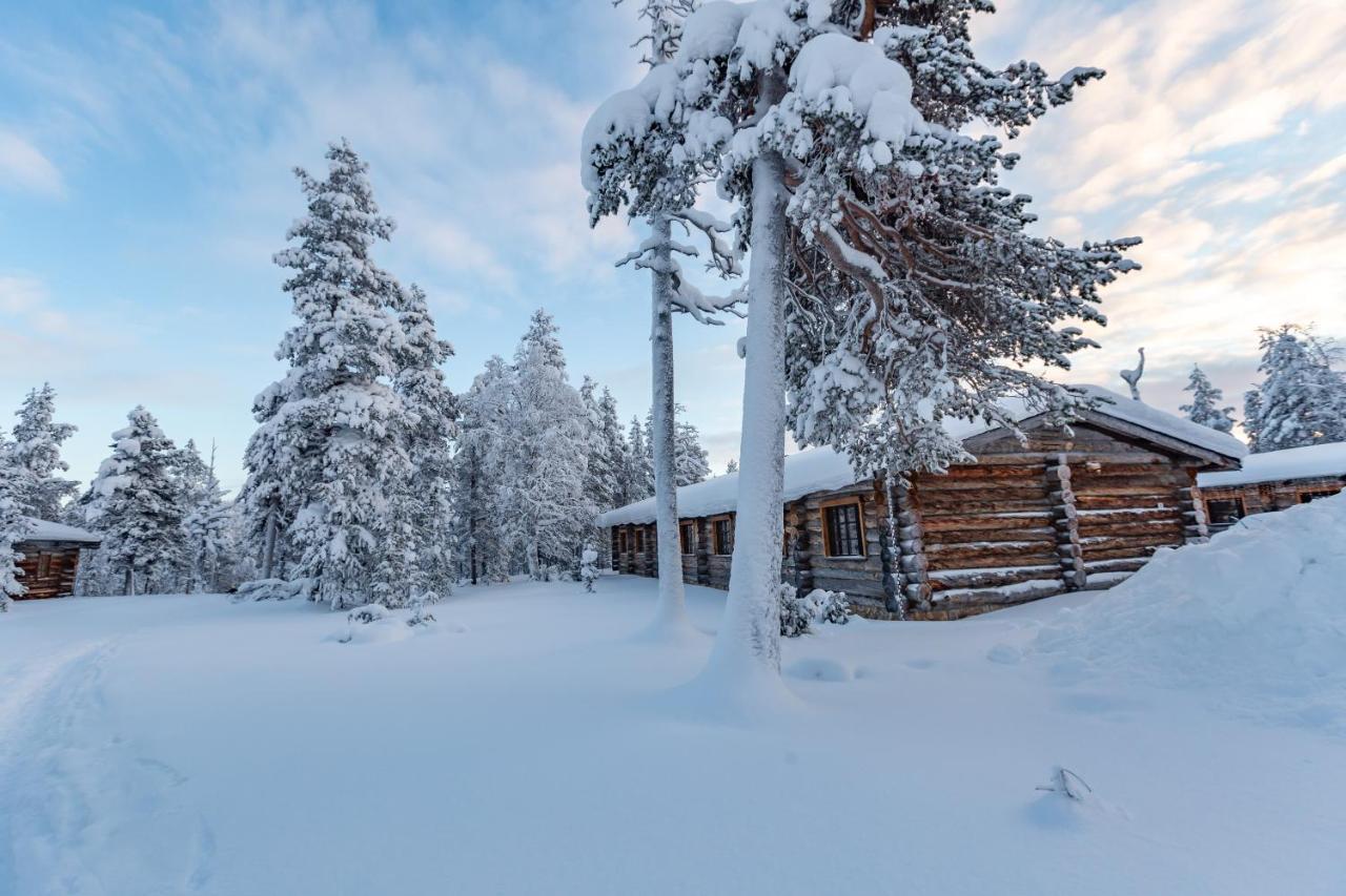 Kuukkeli Log Houses Porakka Inn Saariselkä Exterior foto